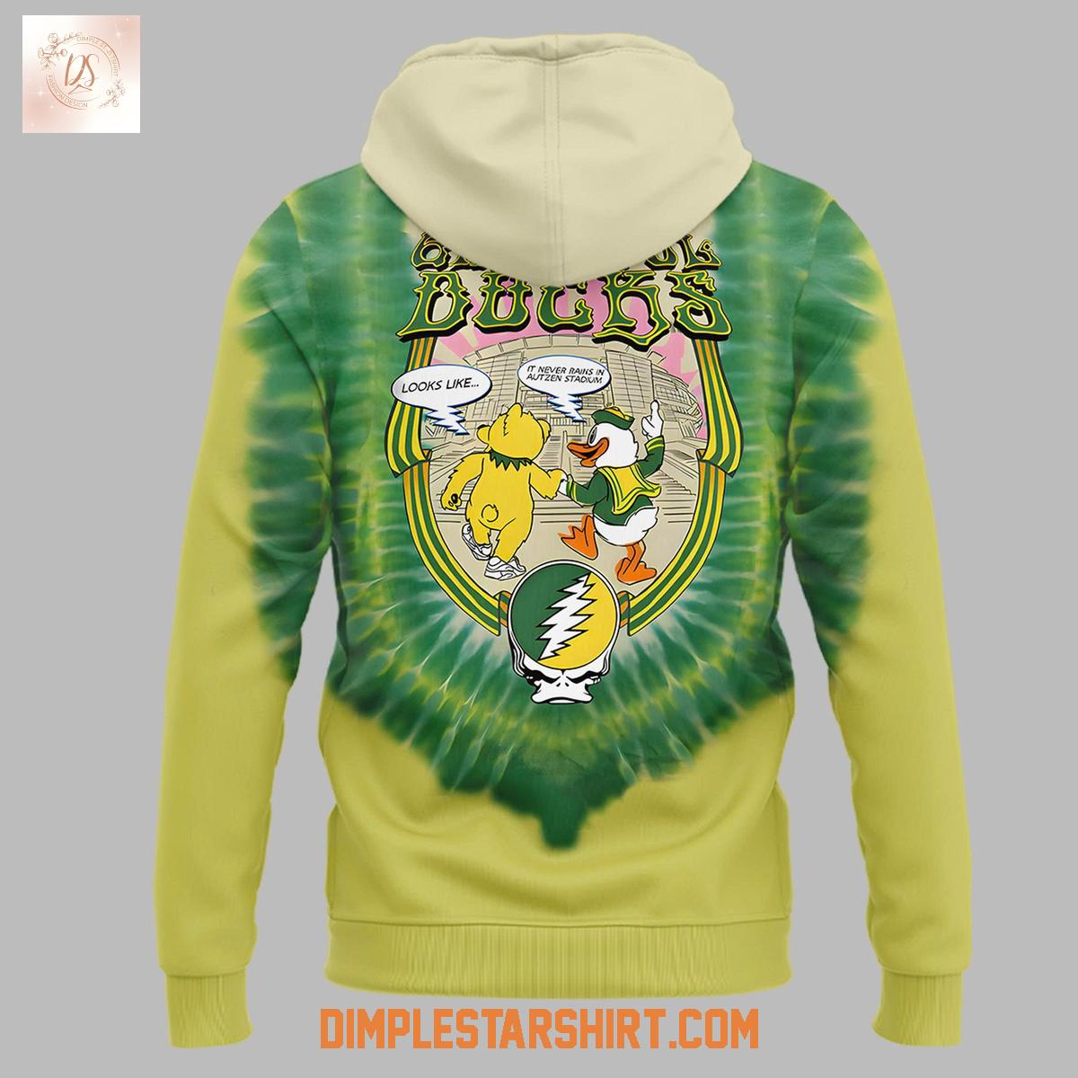 Orengon Ducks Celebrating Grateful Dead 60th Anniversary Hoodie T Shirt Orengon Ducks Celebrating Grateful Dead 60th Anniversary Hoodie T Shirt