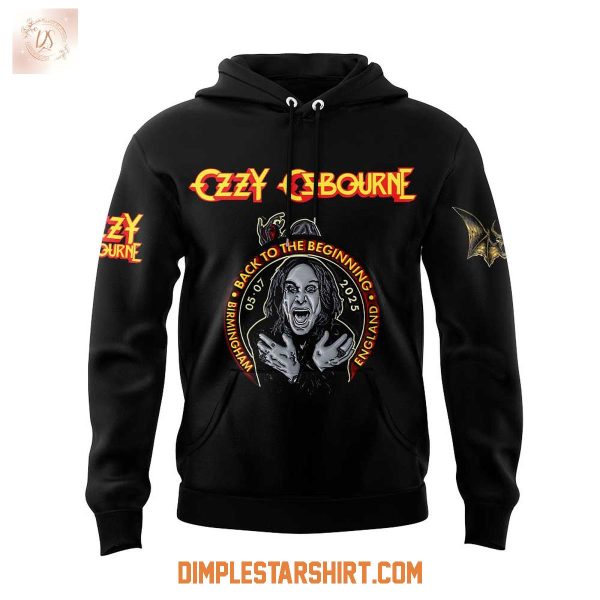 Ozzy Osbourne 77th Anniversary 1948 2025 Memories Hoodie Shirt