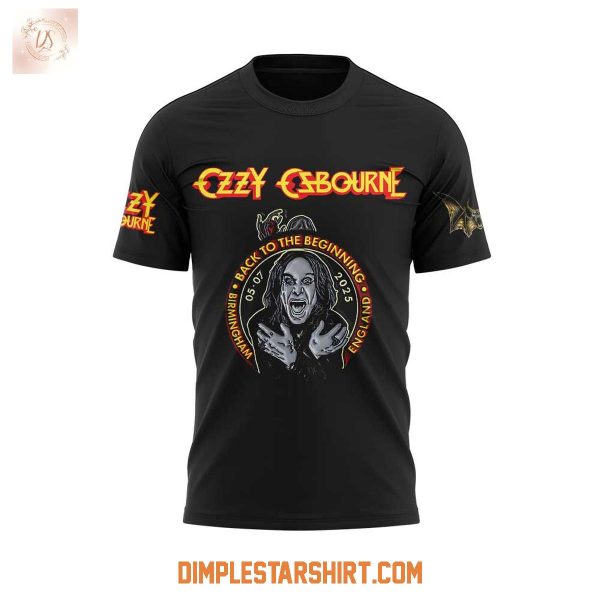 Ozzy Osbourne 77th Anniversary 1948 2025 Memories Hoodie Shirt