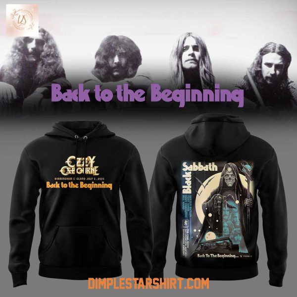 Ozzy Osbourne Black Sabbath Back To The Beginning Hoodie Shirt