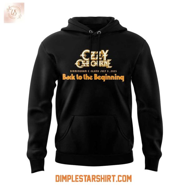 Ozzy Osbourne Black Sabbath Back To The Beginning Hoodie Shirt