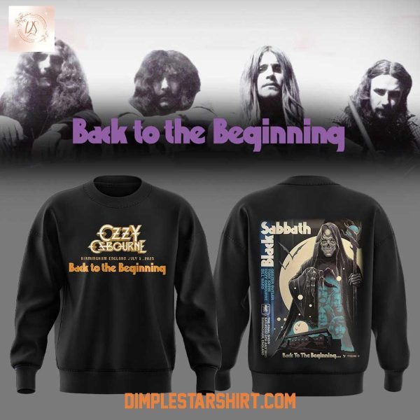 Ozzy Osbourne Black Sabbath Back To The Beginning Hoodie Shirt