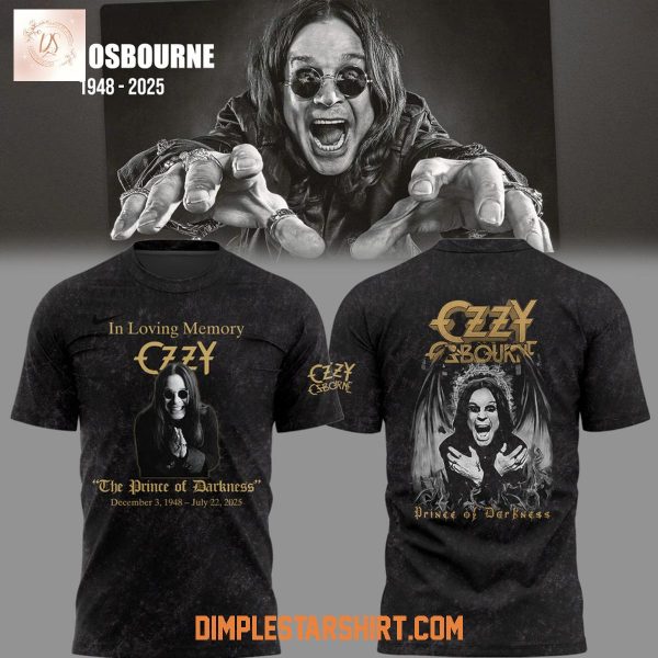Ozzy Osbourne Princes Of Darkness Memories 2025 Shirt