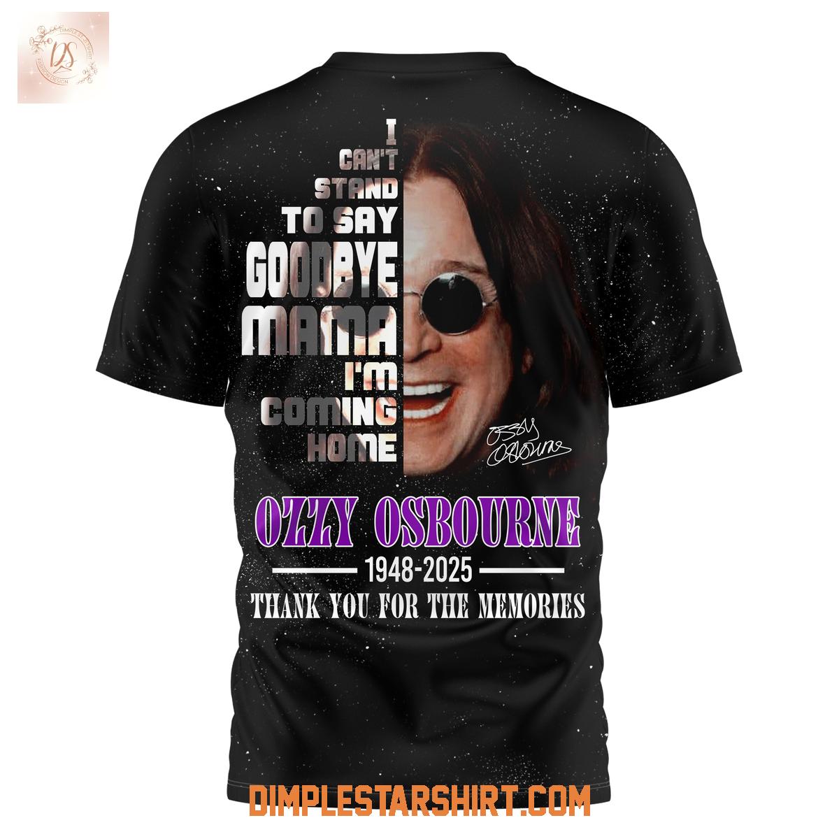 Ozzy Osbourne Rest In Peace Forever Memories Shirt Ozzy Osbourne Rest In Peace Forever Memories Shirt