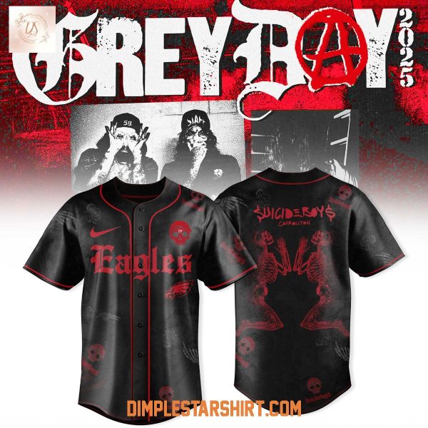 Philadelphia Eagles x Suicideboys Greyday 2025 Jersey