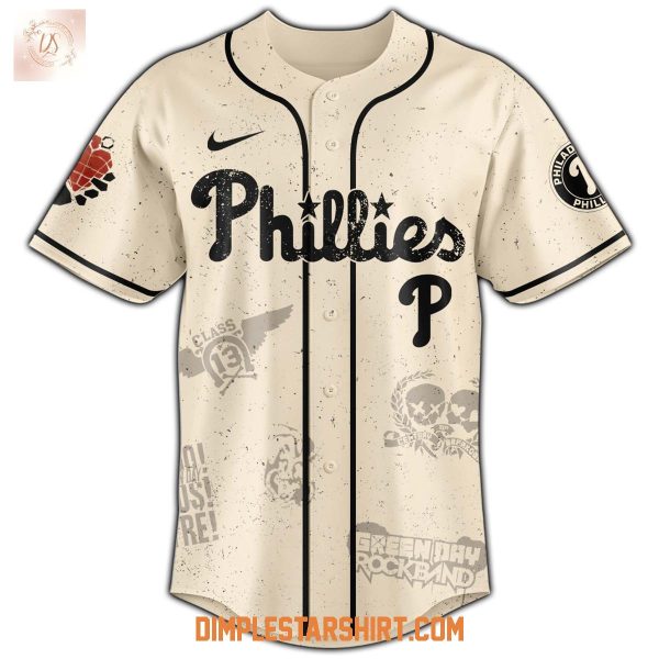 Philadelphia Phillies x Green Day 20 Years Of American Idiot 2025 Jersey