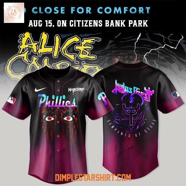 Philadelphia Phillies x Judas Priest Tour 2025 Jersey