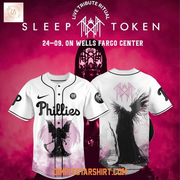 Philadelphia Phillies x Sleep Token Even In Arcadia Tour 2025 Jersey