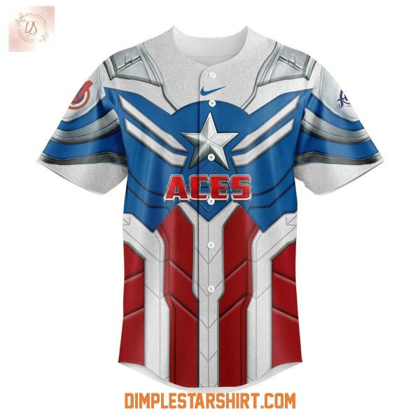 Reno Aces x Captain America 2025 Baseball Jersey