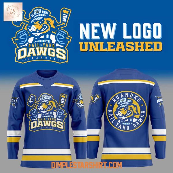 Roanoke Rail Yard Dawgs 10th Anniversary Season Hockey Jersey