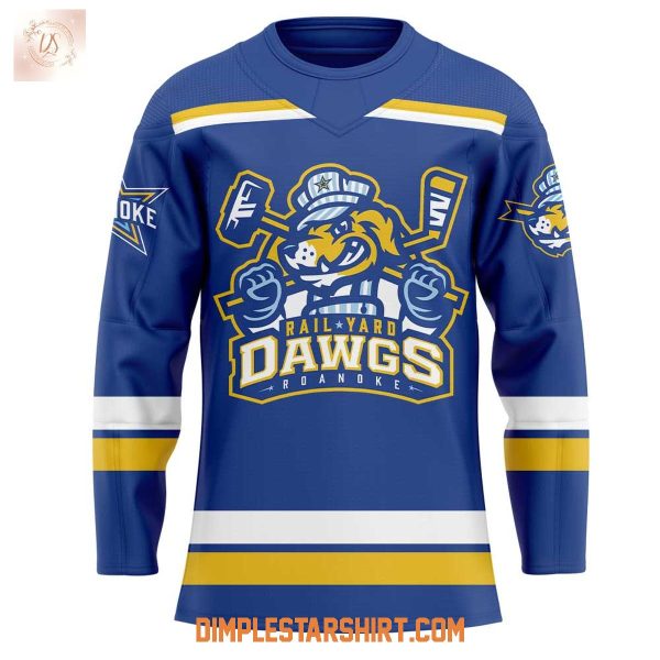 Roanoke Rail Yard Dawgs 10th Anniversary Season Hockey Jersey