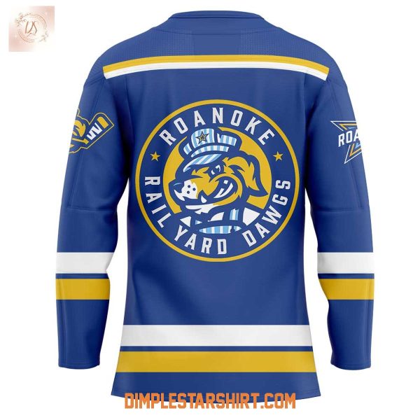 Roanoke Rail Yard Dawgs 10th Anniversary Season Hockey Jersey