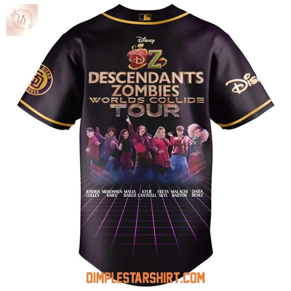 San Diego Padres Descendants Zombies Worlds Collide Tour 2025 Jersey