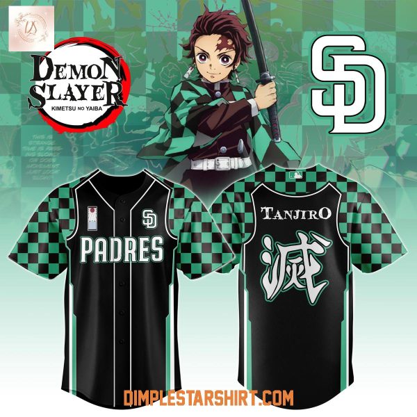 San Diego Padres x Demon Slayer Tanjiro Haori 2025 Jersey