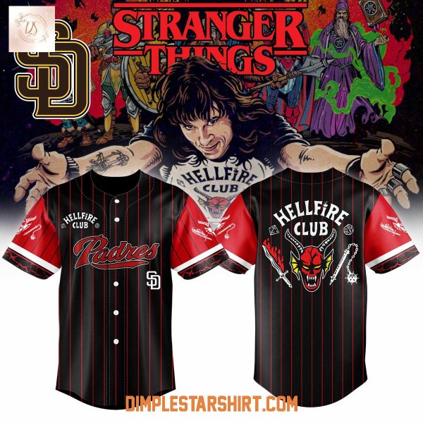 San Diego Padres x Hellfire Club Stranger Things 5 Jersey
