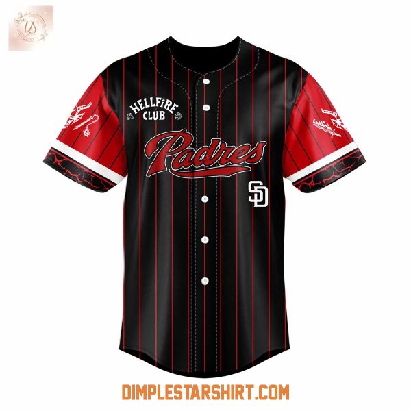San Diego Padres x Hellfire Club Stranger Things 5 Jersey