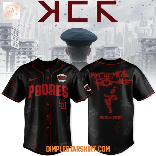 San Diego Padres x Long Live The Black Parade My Chemical Romance Baseball Jersey