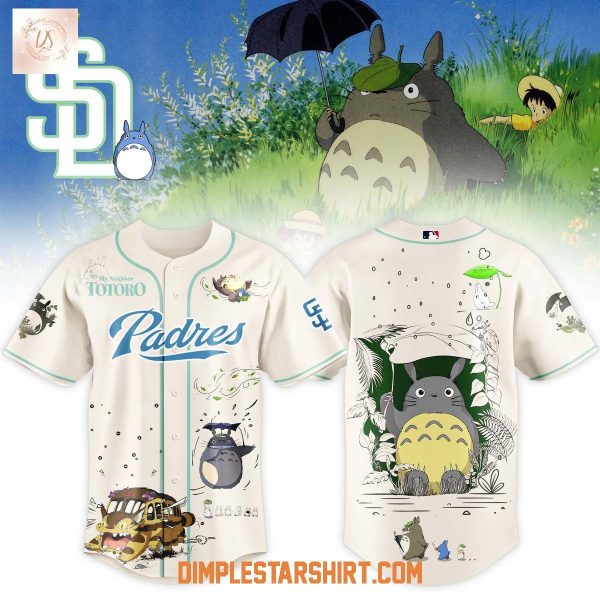 San Diego Padres x Studio Ghibli 2025 Baseball Jersey