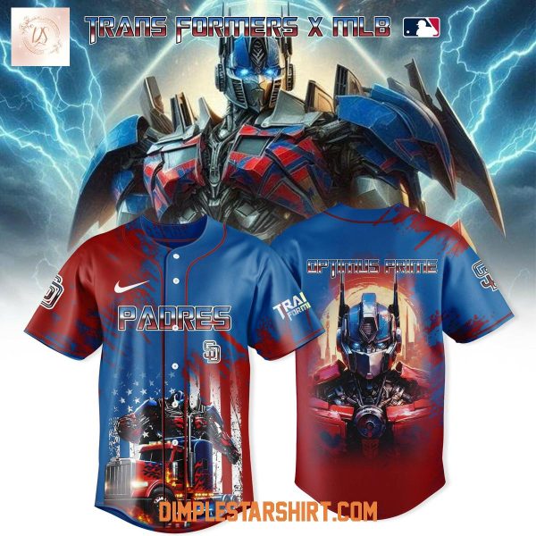 San Diego Padres x Transformers Optimus Prime Jersey