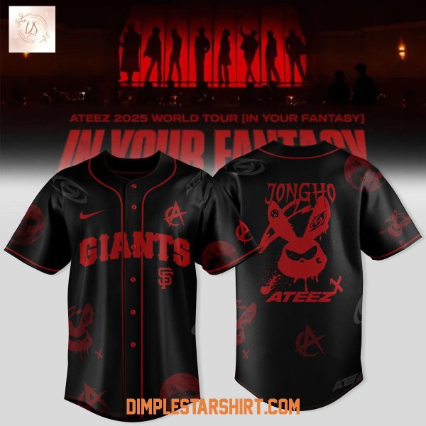 San Francisco Giants x Ateez 2025 World Tour Baseball Jersey