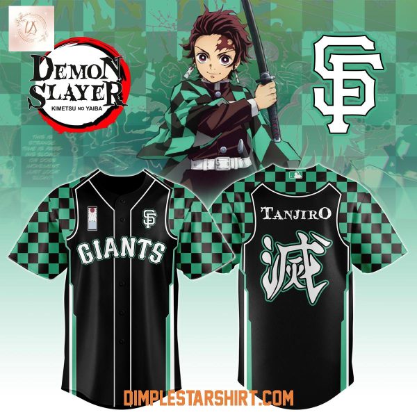 San Francisco Giants x Demon Slayer Tanjiro Haori 2025 Jersey