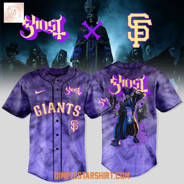 San Francisco Giants x Ghost Band World Tour 2025 Baseball Jersey