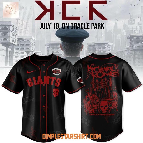 San Francisco Giants x Long Live The Black Parade My Chemical Romance Baseball Jersey