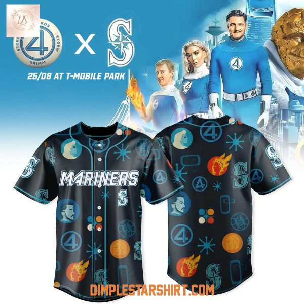 Seattle Mariners Fantastic 4 First Step 2025 Jersey