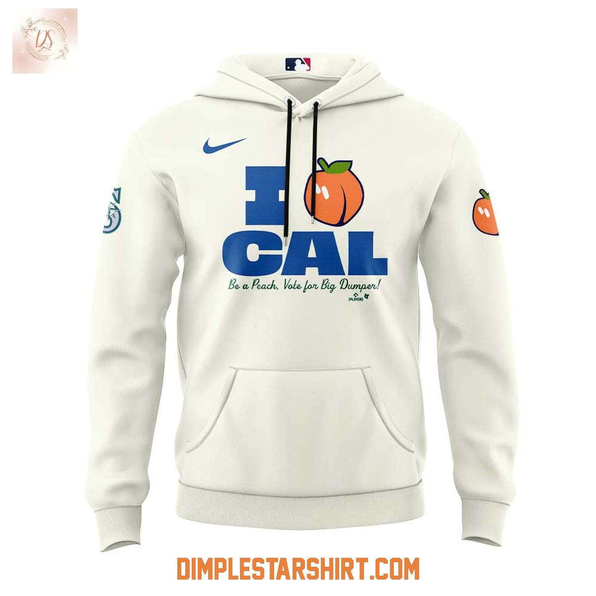Seattle Mariners I Peach Cal Be A Peach Vote For Big Dumper Hoodie Shirt Seattle Mariners I Peach Cal Be A Peach Vote For Big Dumper Hoodie Shirt