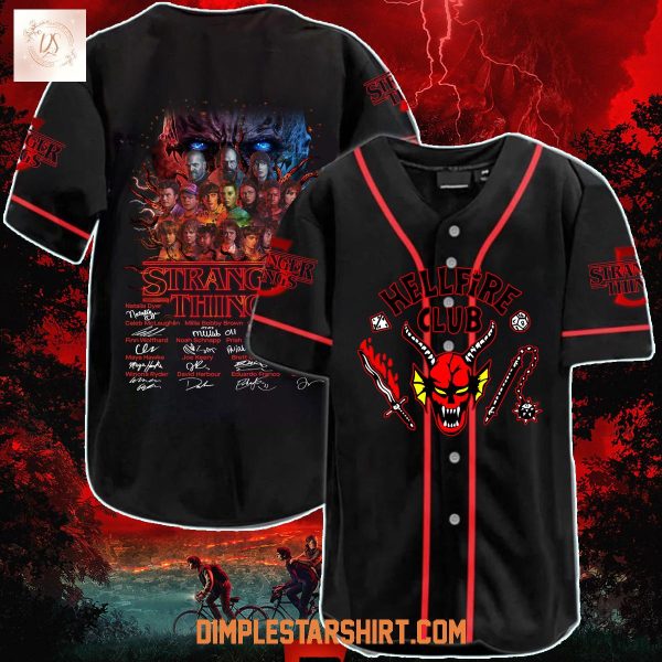 Stranger Things 5 Hellfire Club One Last Adventure Jersey