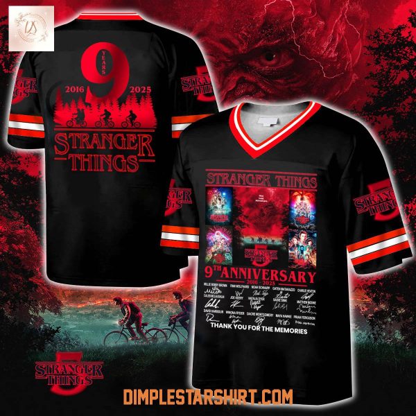 Stranger Things 5 One Last Adventure 2025 Football Jersey