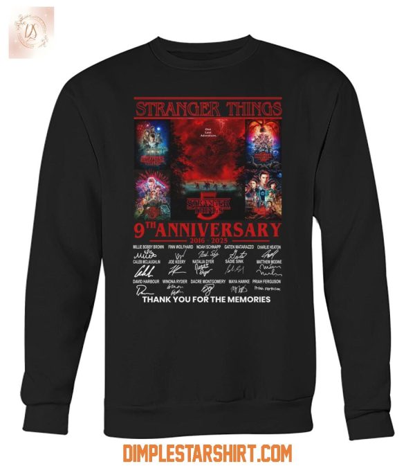 Stranger Things Season 5 One Last Adventure 2025 T Shirt