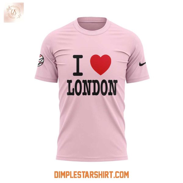Stray Kids ATE Love London Signature Pink Hoodie T Shirt