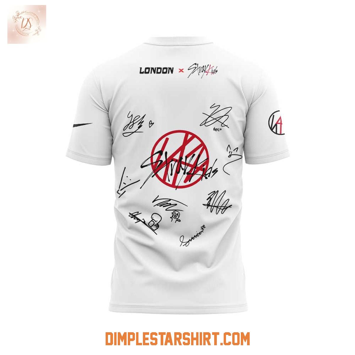 Stray Kids ATE Love London White Hoodie T Shirt Stray Kids ATE Love London White Hoodie T Shirt