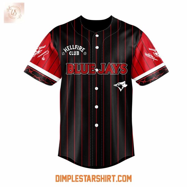 Toronto Blue Jays Hellfire Club Stranger Things 5 Jersey
