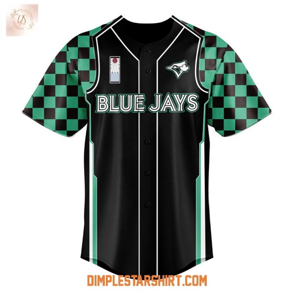 Toronto Blue Jays x Demon Slayer Tanjiro Haori 2025 Jersey