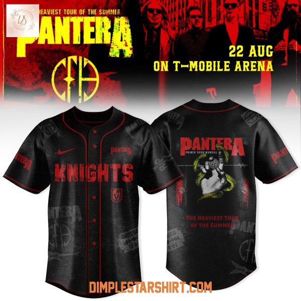 Vegas Golden Knights x Pantera Summer Tour 2025 Jersey