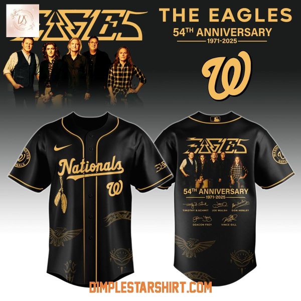 Washington Nationals x Eagles Band Music 54 Years 2025 Jersey