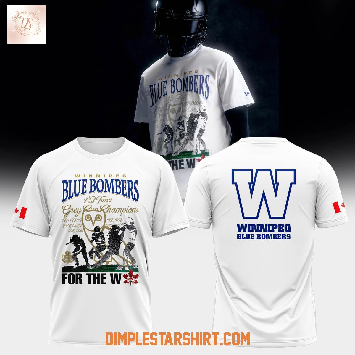 Winnipeg Blue Bombers October's Very Own x New Era Canada x CFL Hoodie Winnipeg Blue Bombers October's Very Own x New Era Canada x CFL Hoodie