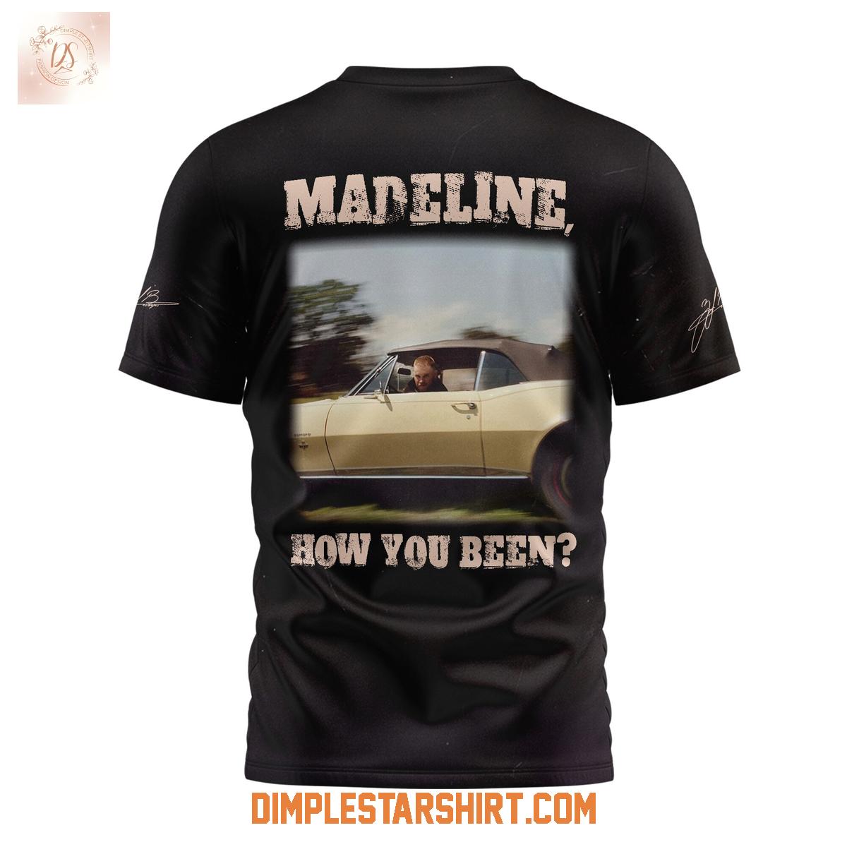 Zach Bryan Madeline How You Been Shirt Zach Bryan Madeline How You Been Shirt