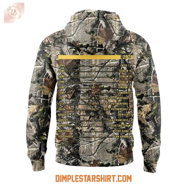 Zach Bryan Tour 2025 Camo Design Hoodie Shirt
