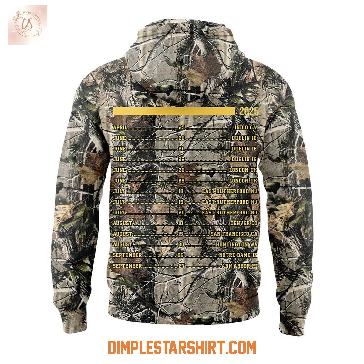 Zach Bryan Tour 2025 Camo Design Hoodie Shirt Zach Bryan Tour 2025 Camo Design Hoodie Shirt