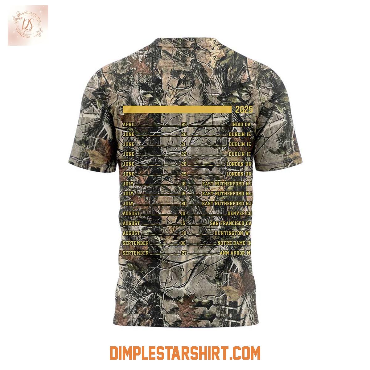 Zach Bryan Tour 2025 Camo Design Hoodie Shirt Zach Bryan Tour 2025 Camo Design Hoodie Shirt