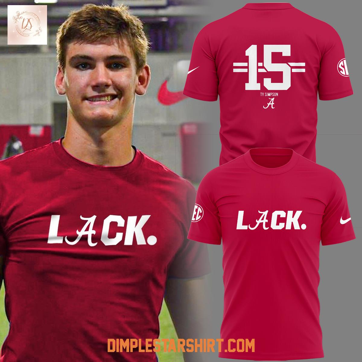 Alabama Crimson Tide Ty Simpson Shirt Alabama Crimson Tide Ty Simpson Shirt