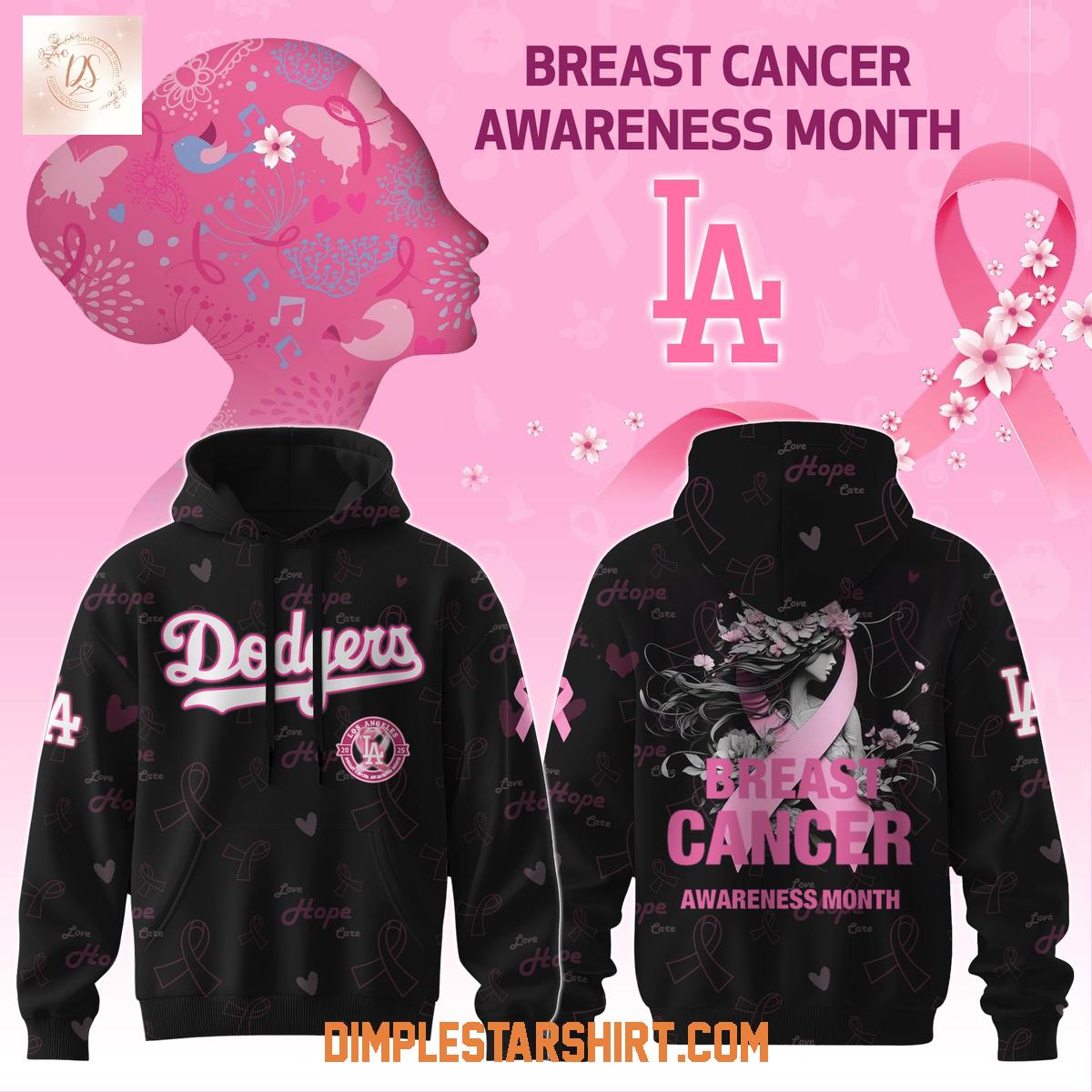 All Team MLB x Breast Cancer Awareness Month 2025 Black Hoodie T-Shirt All Team MLB x Breast Cancer Awareness Month 2025 Black Hoodie T-Shirt