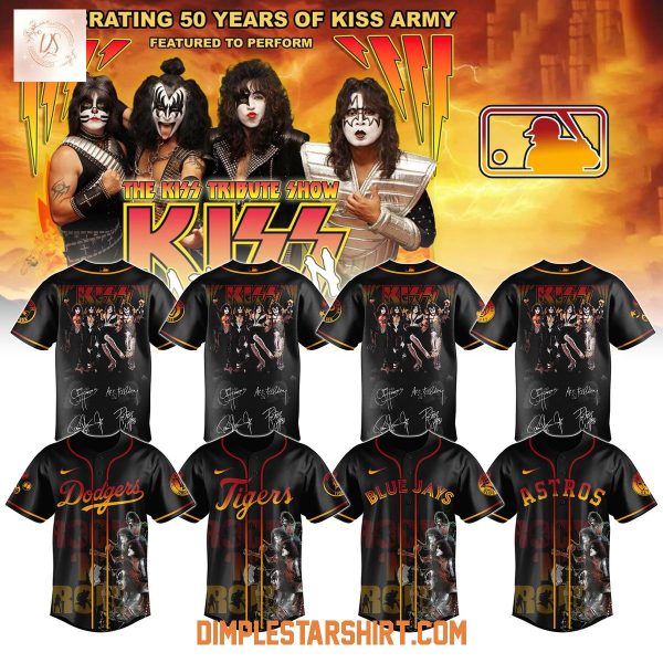 All Team MLB x Kiss 50th Anniversary The Kiss Tribute Show 2025 Jersey