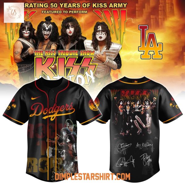 All Team MLB x Kiss 50th Anniversary The Kiss Tribute Show 2025 Jersey