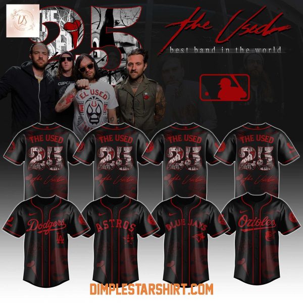 All Team MLB x The Used Best Band In The World 2025 Jersey