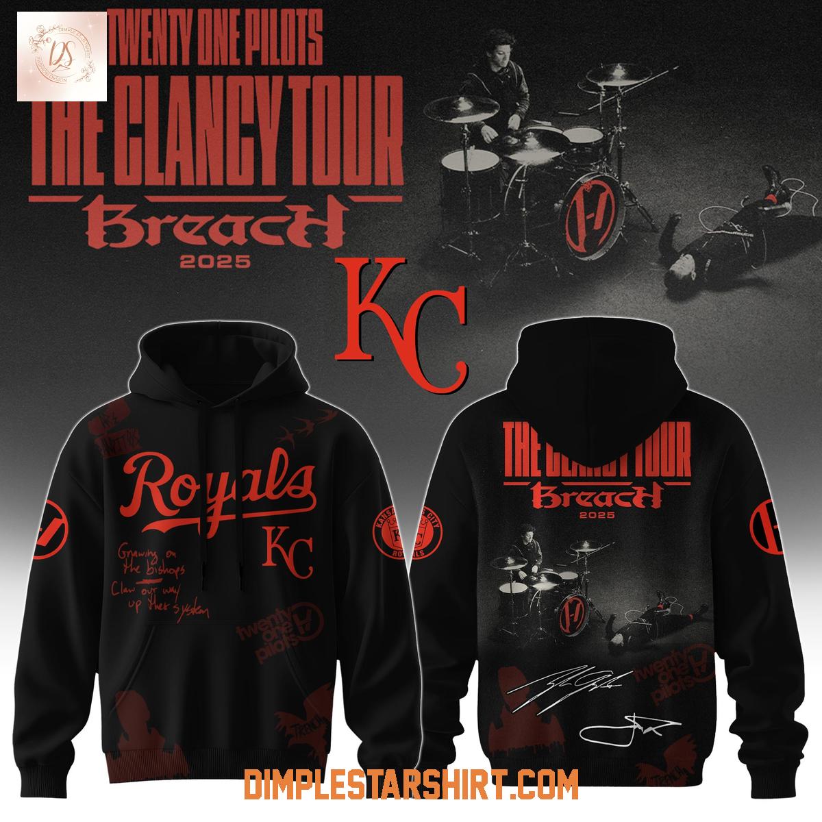 All Team MLB x Twenty One Pilots The Clancy Tour 2025 Hoodie Shirt All Team MLB x Twenty One Pilots The Clancy Tour 2025 Hoodie Shirt
