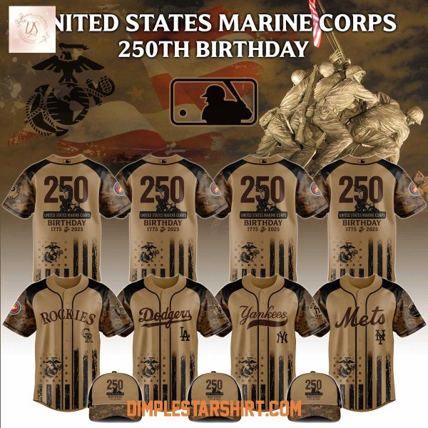All Team MLB x US Marine Corps 250th Birthday 2025 Jersey